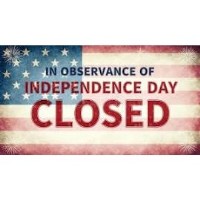 Closed for Independence Day