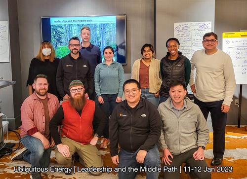 Cohort of employees from Ubiquitous Energy who recently completed Leadership and the Middle Path