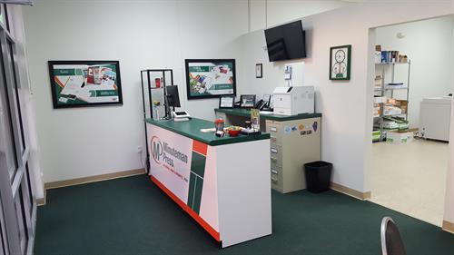 Our service counter