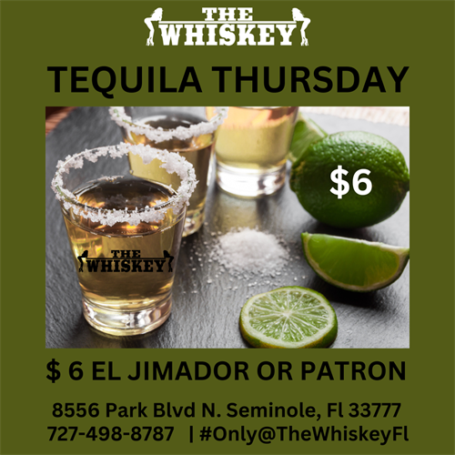 Thursday $6 Patron Silver or El Jimador Silver