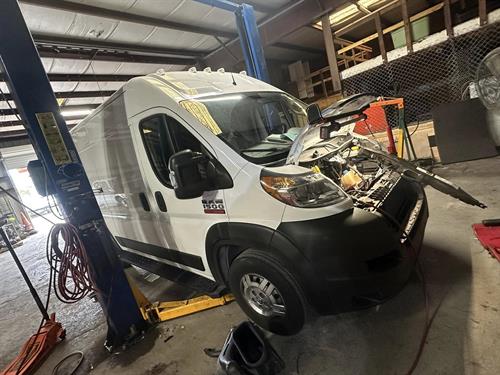 Dodge Promaster with coolant leak and oil leak