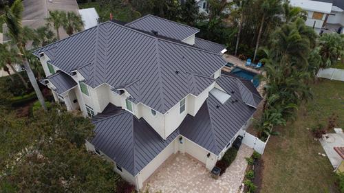 Residential Metal Roof Feature Project