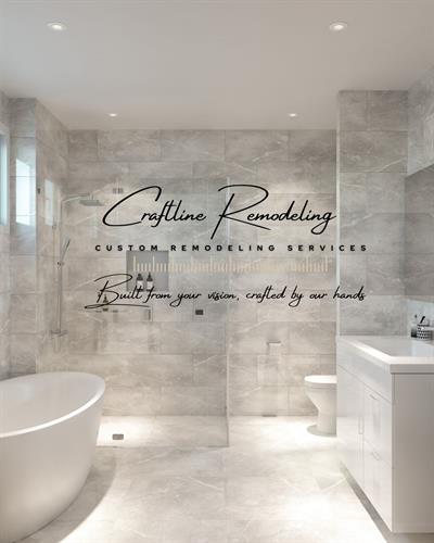 Bathroom remodel in St. Pete — walk-in shower, tile system, modern fixtures