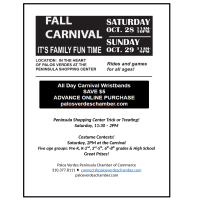 Fall Carnival - Saturday & Sunday, October 28 & 29
