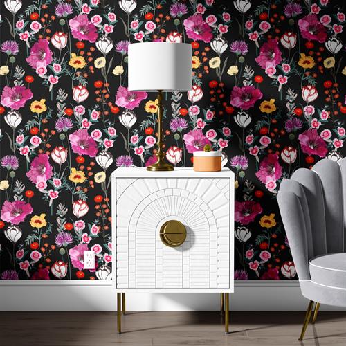 Spring Bloom Noir Wallpaper Spring Bloom Noir Wallpaper