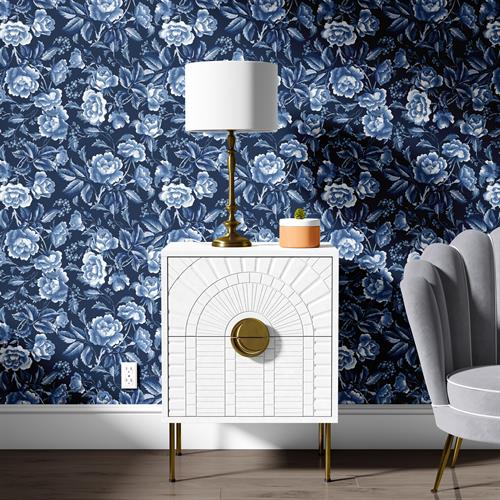 Denim Roses Wallpaper Denim Roses Wallpaper