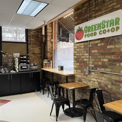 Dewitt Store dining area at 215 N. Cayuga St.