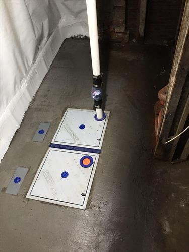 Sump Pump with Encapsulated Area - Finished