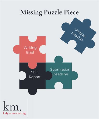 Without original insights, your content marketing puzzle will stay incomplete.