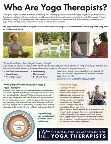Yoga Therapy Info Sheet