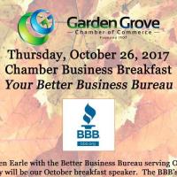 GG Chamber Monthly Business Breakfast for October 