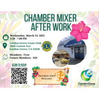 Chamber Mixer After Work