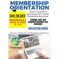 Membership Orientation Meeting