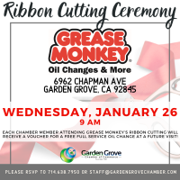 Ribbon Cutting for Grease Monkey