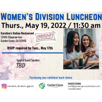 Women Division Luncheon*
