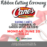 Ribbon Cutting: Raising Cane's