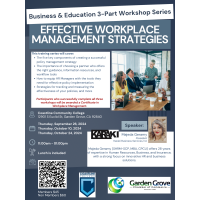 Business & Education 3-Part Workshop Series