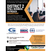 District 2: Small Business Outreach Resource Event