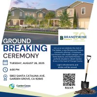 Ground Breaking Ceremony: Brandywine Homes