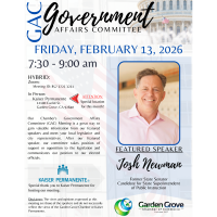 Government Affairs Committee Meeting 2026