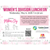 Women's Division Lunch: Mother's Day Celebration