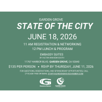 Garden Grove State of the City Luncheon - 2026