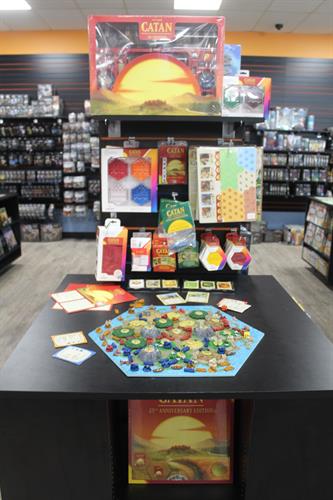 Demo End Cap featuring 3D "Settlers of Catan"