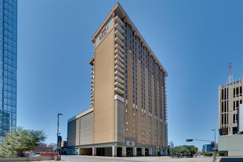 Hotel Features Balconies and Terraces with stunning views of the Downtown Dallas