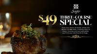Sage $49 Three-Course Special