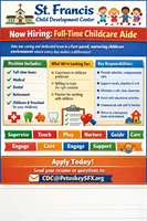 CHILD DEVELOPMENT CENTER AND PRESCHOOL~St. Francis Xavier Catholic Church