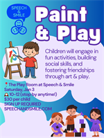 Paint & Play at Speech and Smile