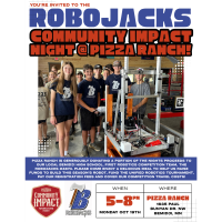 Pizza Ranch + RoboJacks Community Impact Night Fundraiser