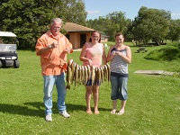 Family Walleye Fishing on Blackduck Lake