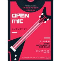 Taber Public Library Open Mic