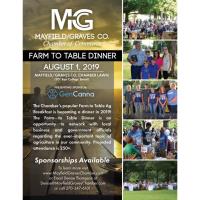 2019 Farm to Table Agricultural Dinner presented by GenCanna