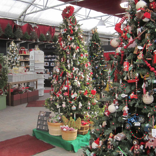 Holiday displays in November and December