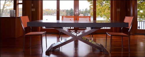 Lake House in CT, Dining Room.