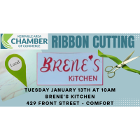 KACOC Ribbon Cutting for BRene's Kitchen in Comfort, Texas