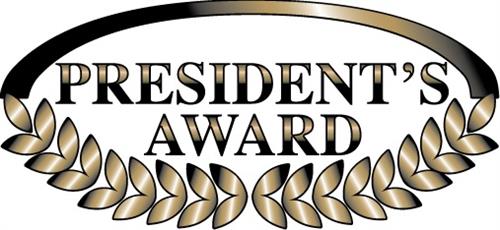 We are proud recipients of the President's Award.