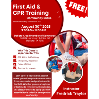 Empower Yourself! FREE CPR & First Aid Community Class w/ Frederick Traylor