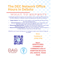The DEC Network Office Hours in DeSoto
