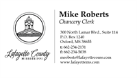 Lafayette County Chancery Clerk