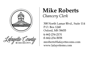 Lafayette County Chancery Clerk