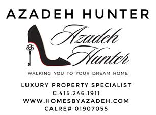 Azadeh Hunter, Realtor CalRe 01907055