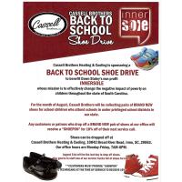 Cassell Brothers Back To School Shoe Drive