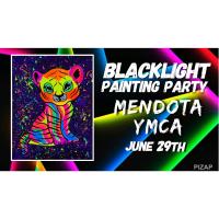 Blacklight Painting Party at the Mendota YMCA