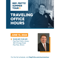 Rep. Fritts' Summer Tour