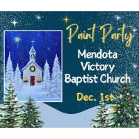 "Christmas Chapel" Paint Night at Victory Baptist Church