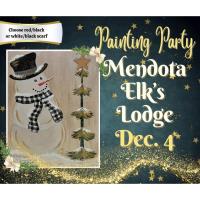 "Starlight Snowman" Paint Night at Mendota Moose Lodge