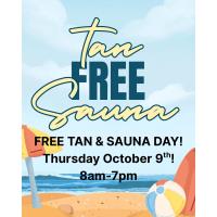 Free Tan and Sauna Day